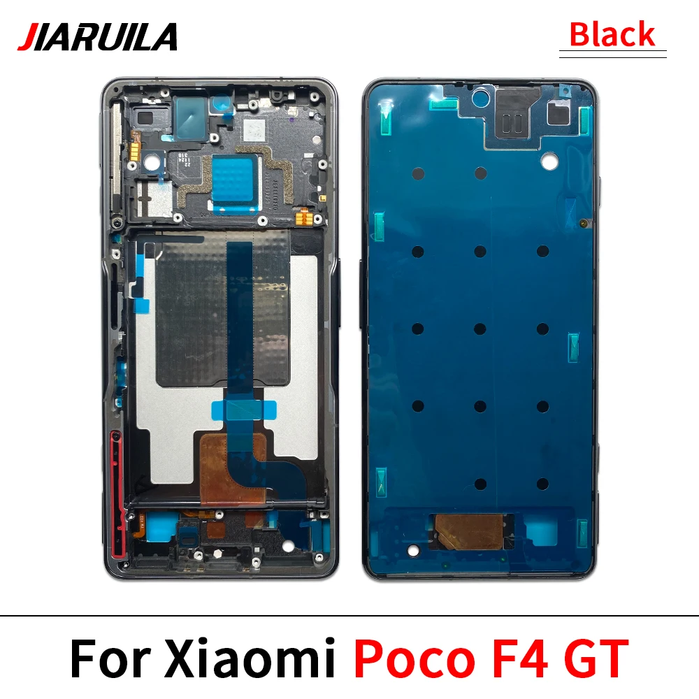 Color: Orange - LCD Screen Middle LCD Front Frame Housing Bezel Plate Panel Chassis For Xiaomi Poco C65 X3 F3 F4 GT M3 M4 Pro 4G 5G M5S X5 X6