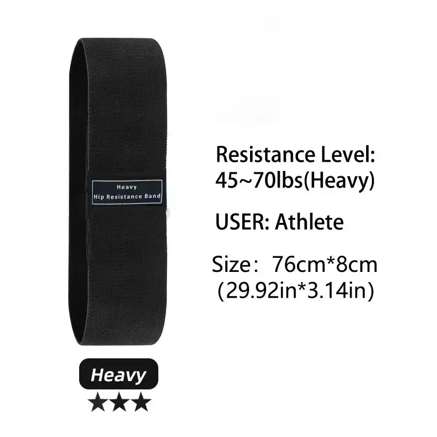 Color: Pink - Fabric Resistance Hip Booty Bands Glute Thigh Elastic Workout Bands Squat Circle Stretch Fitness Strips Loops Yoga Gym Equipment