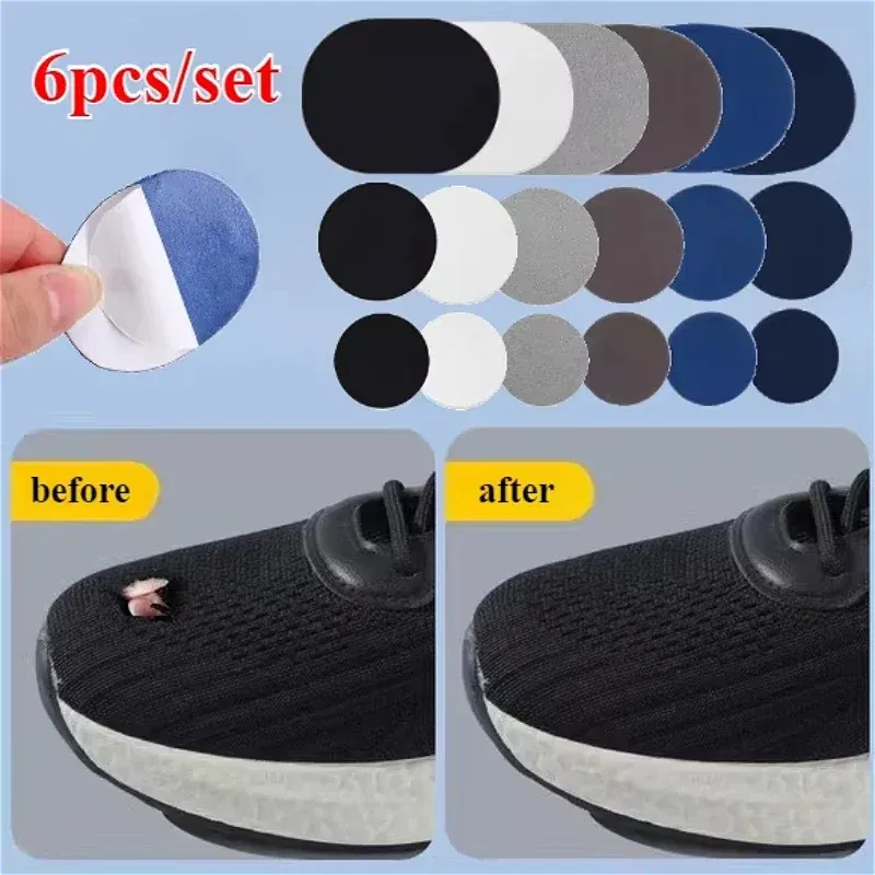Color: Gold - 6pcs Heel Wear Repair Shoe Patch Stickers Unisex Anti-Wear Heel Protector Adhesive Patch Repair Shoes Heel Sneakers Protector