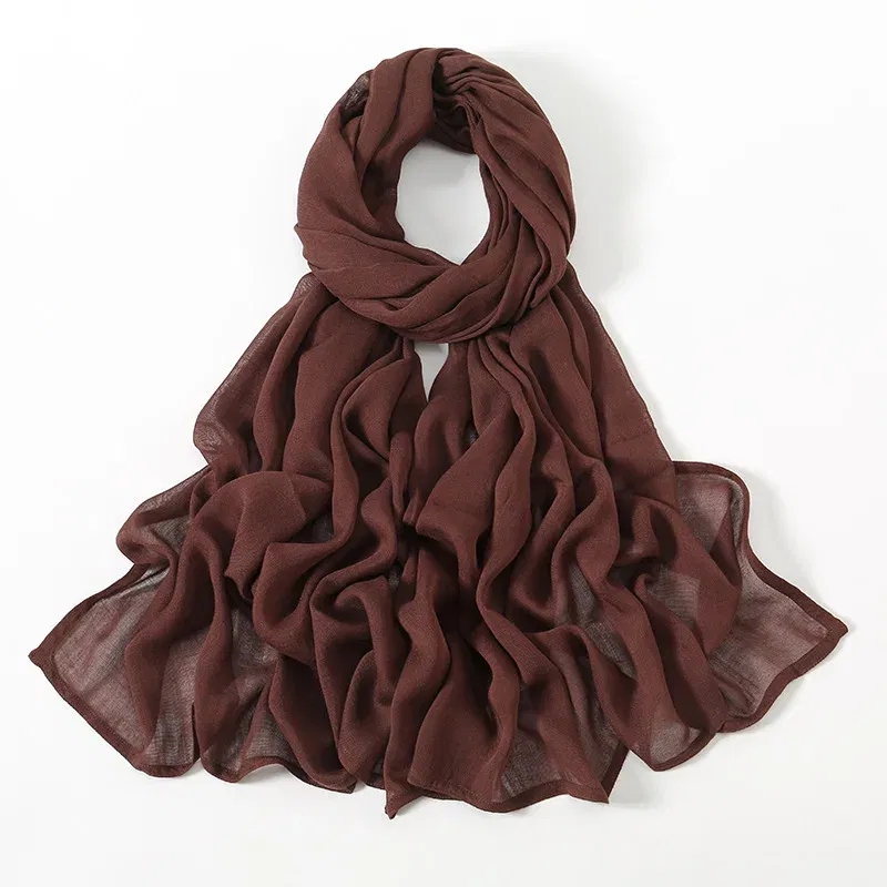 Color: Desert Camouflage - Ramadan Solid Color Big Size Cotton Rayon Hijab Scarf Women Muslim Headscarf Wraps Shawls Femme Musulman Headband Islamic Turban