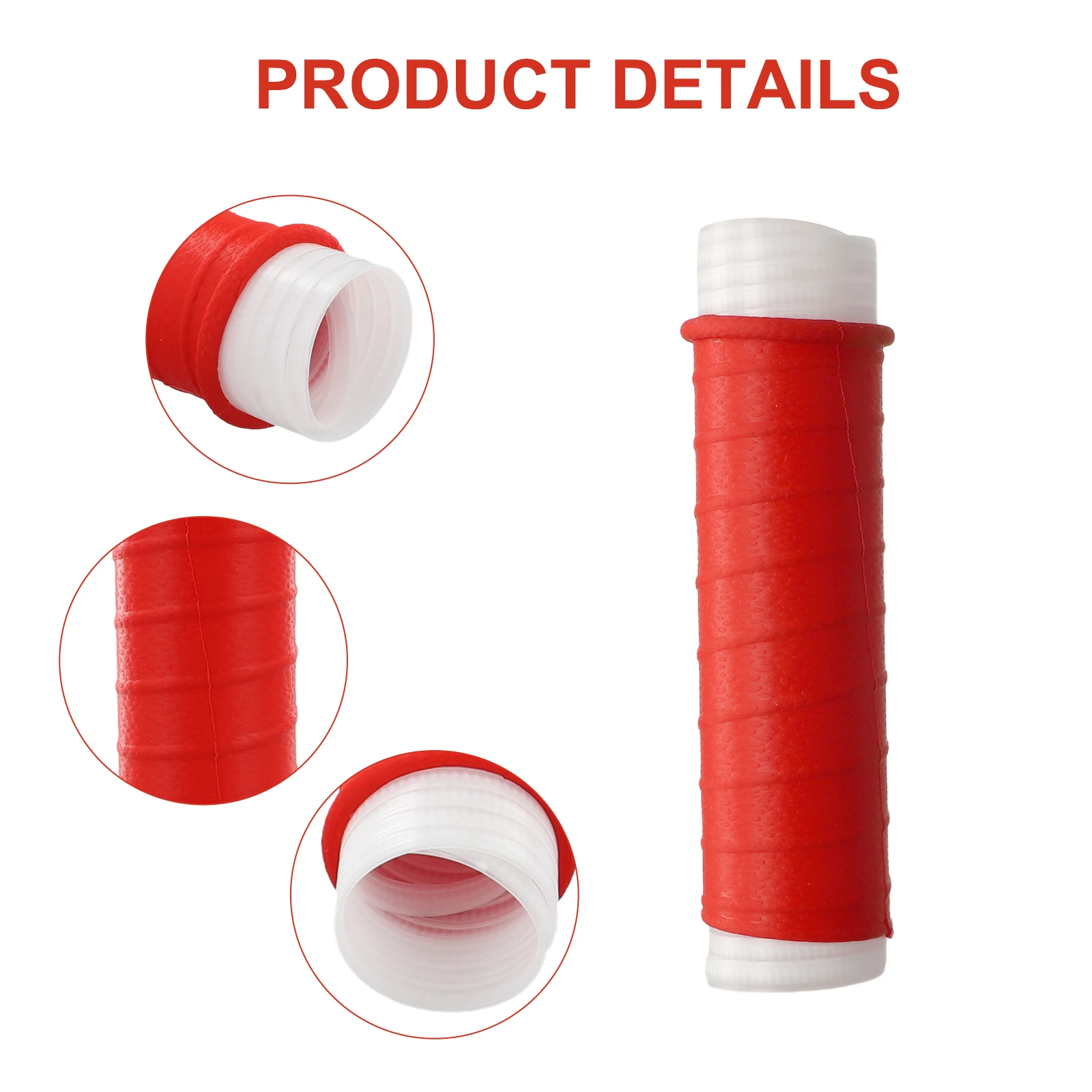 Color: Orange, Ships From: CHINA - Fishing Rod Handle Wrap Strap Non Slip Silicone Grip Sweat Absorbing Non Slip Texture Memory Keel & Insulation