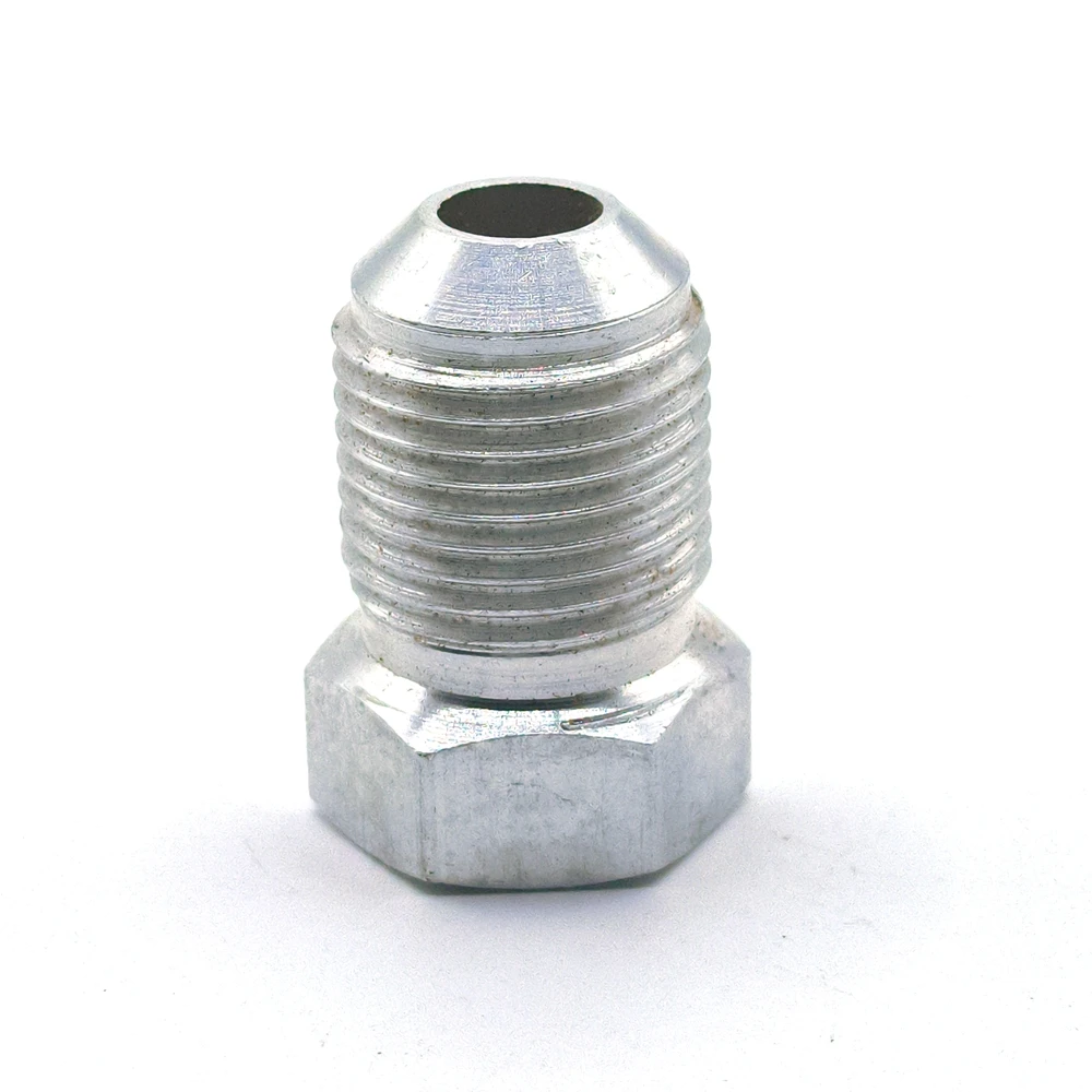 Color Name: Blue - Automotive Air Conditioning Hose Connector Pipe Joint R134a/R12 Outer Tooth Welding Aluminum Pipe Head Conversion Fittings