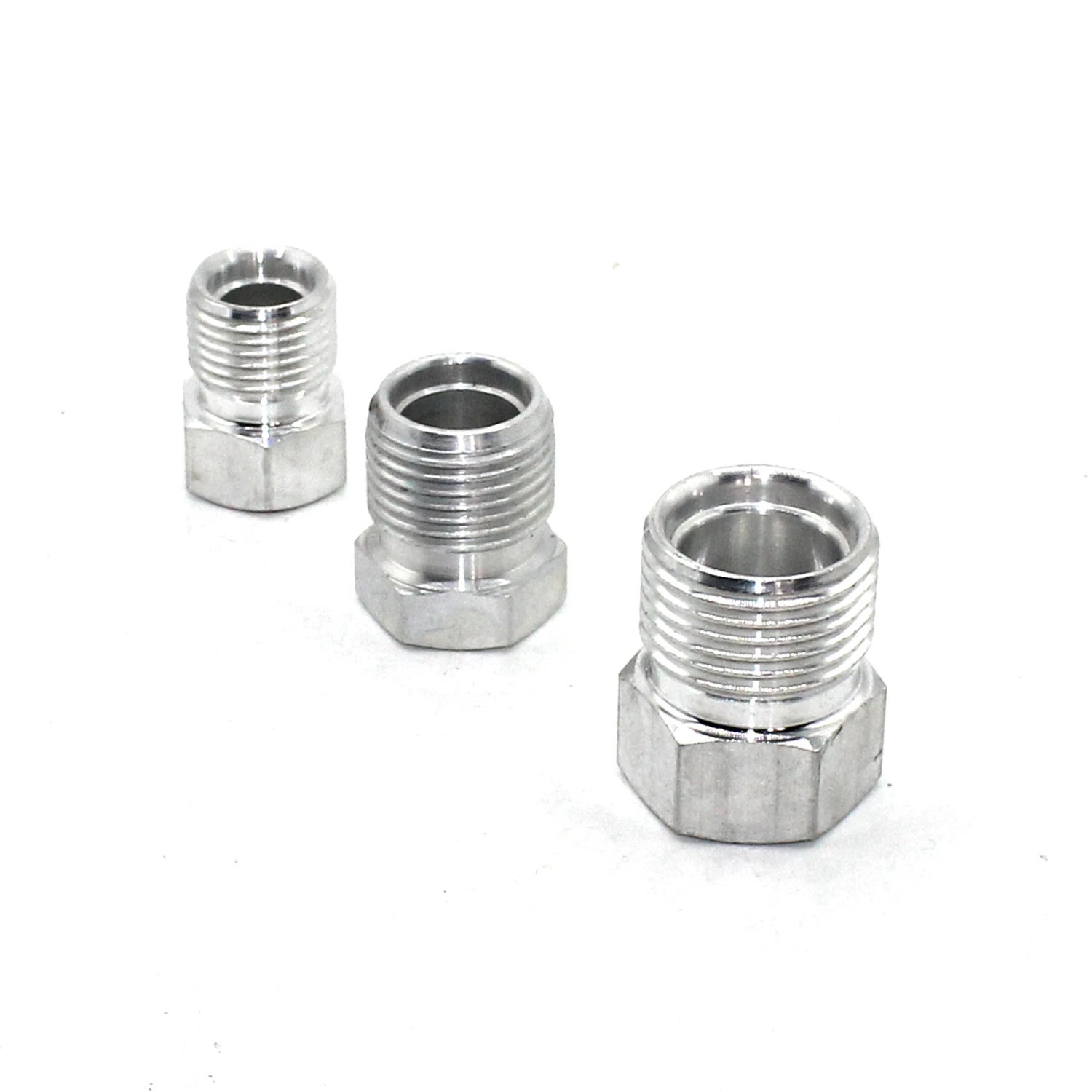 Color Name: Blue - Automotive Air Conditioning Hose Connector Pipe Joint R134a/R12 Outer Tooth Welding Aluminum Pipe Head Conversion Fittings
