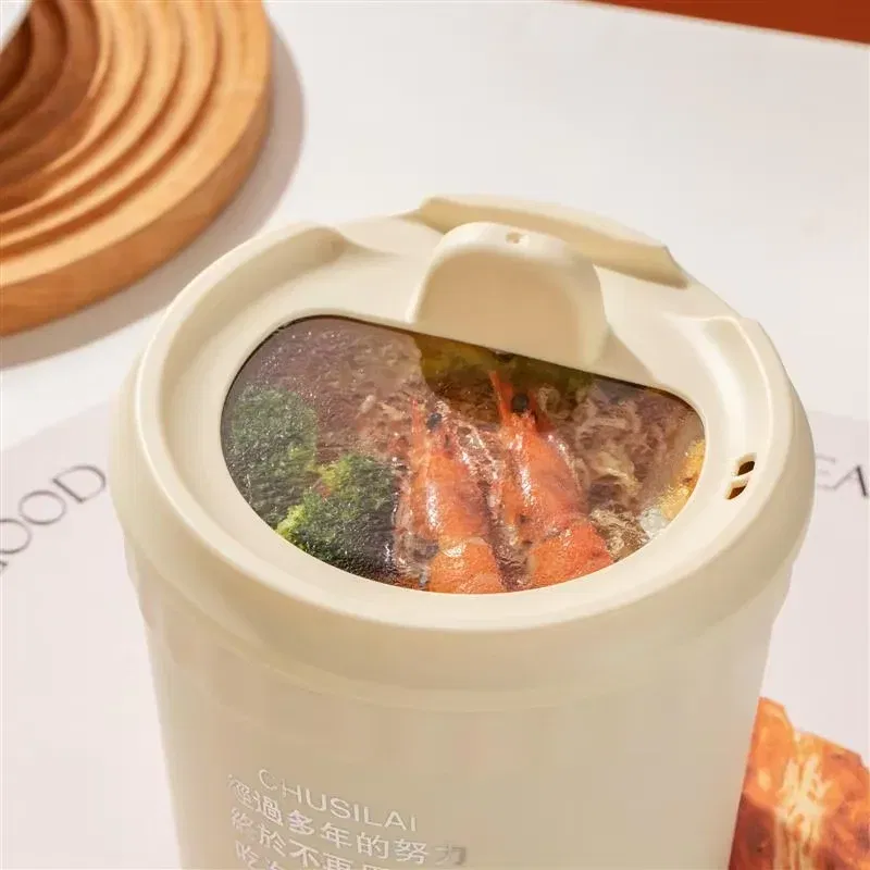Color: Red - Small Household Multifunctional All-In-One Pot Electric Noodle Cooking Pot Egg Omelette Frying Pan Mini Hotpot Baby Food Stew