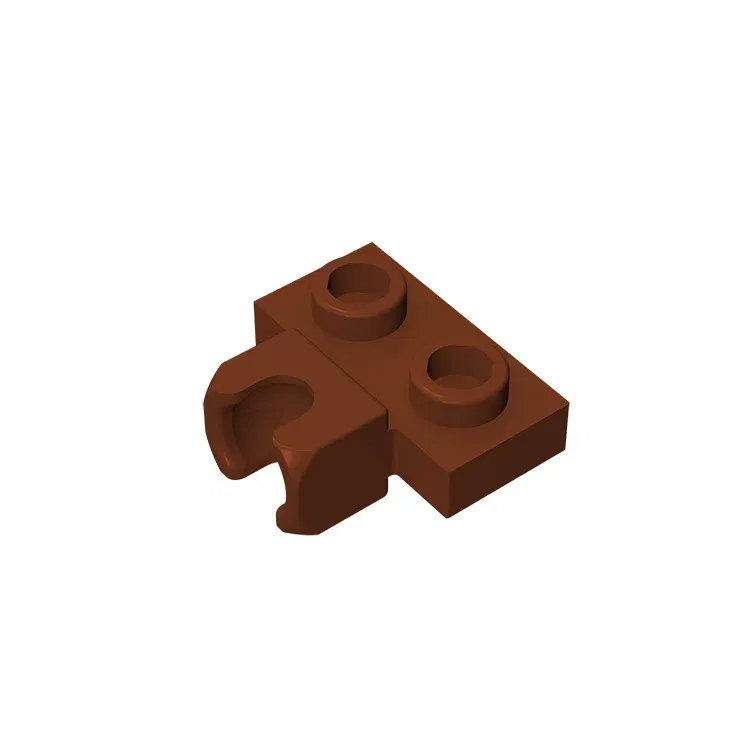 Color: Silver - MOC PARTS GDS-850 Plate, Modified 1 x 2 with Small Tow Ball Socket on Side compatible with lego 14704 pieces of children's toys