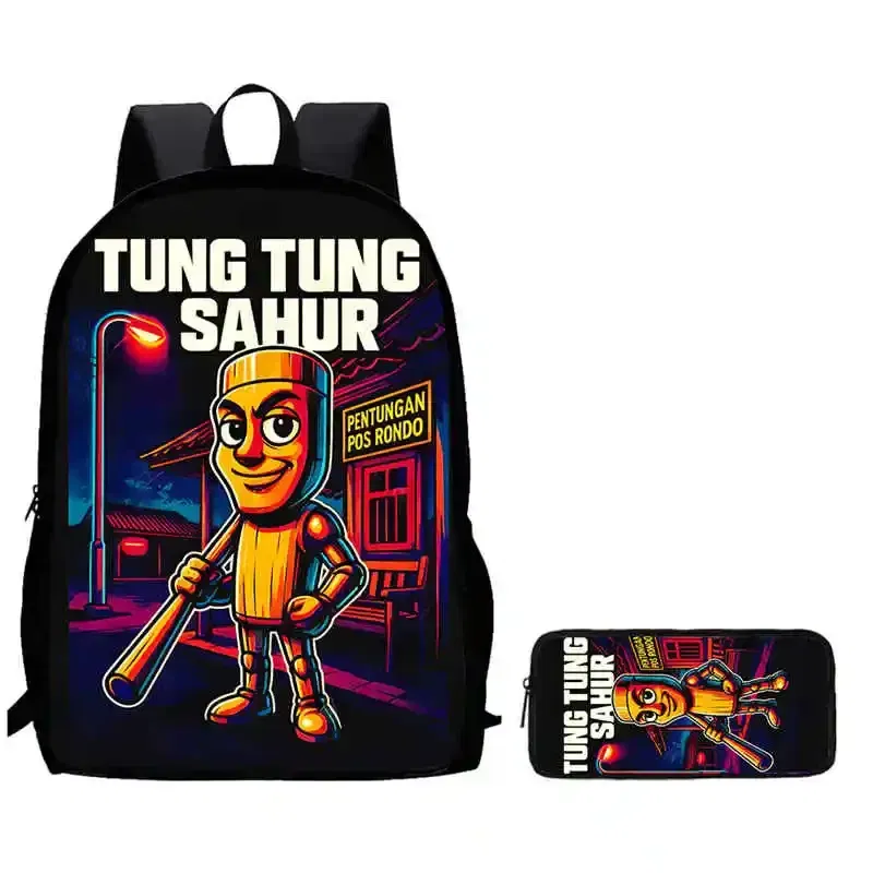 Color: black, Ships From: CHINA - 2Pcs Set School Backpack for Age 5-10,Light Weight Kids Backpack,Cartoon BrainRot Printed School Bags for Boys Girl,Best Gift