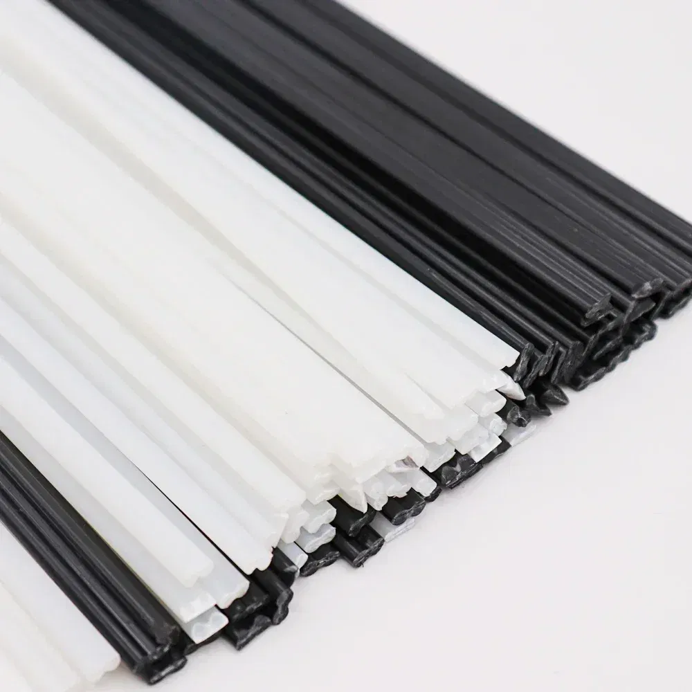 Diameter: 3.2mm - Black/White length 25cm ABS plastic welding rods for car bumper repair tools hot air welder machine gun