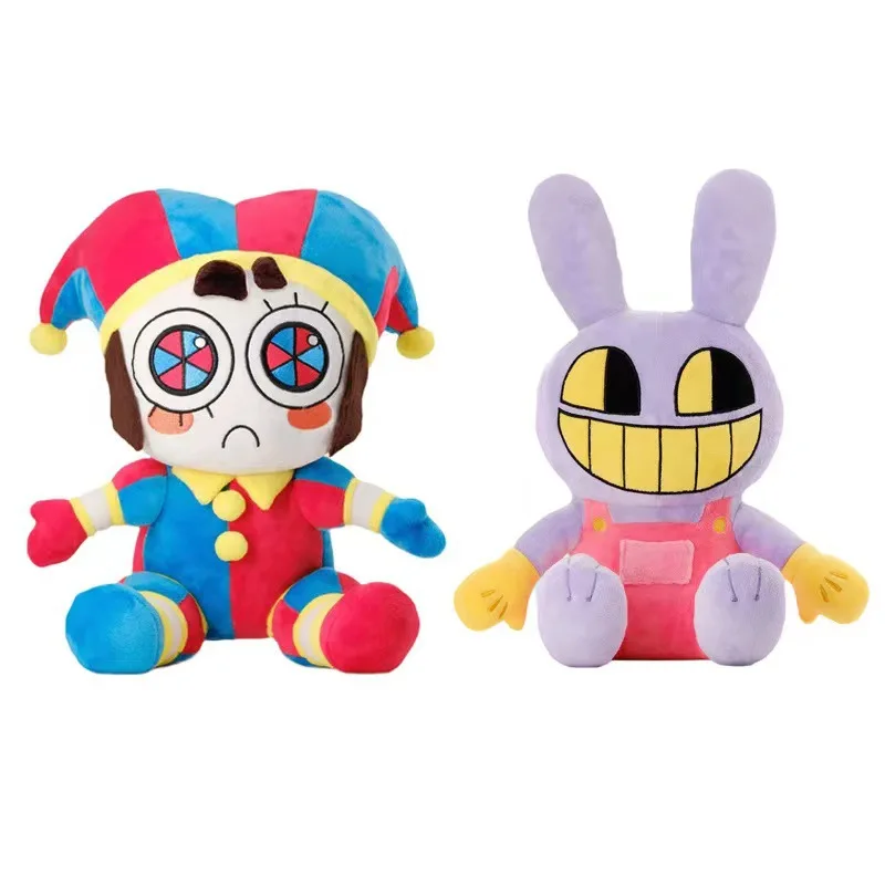 Color: WHITE - The Amazing Digital Circus Plush Stuffed Plush Anime Plushie Theater Rabbit Cartoon Toys Kawaii Doll Christmas Gifts
