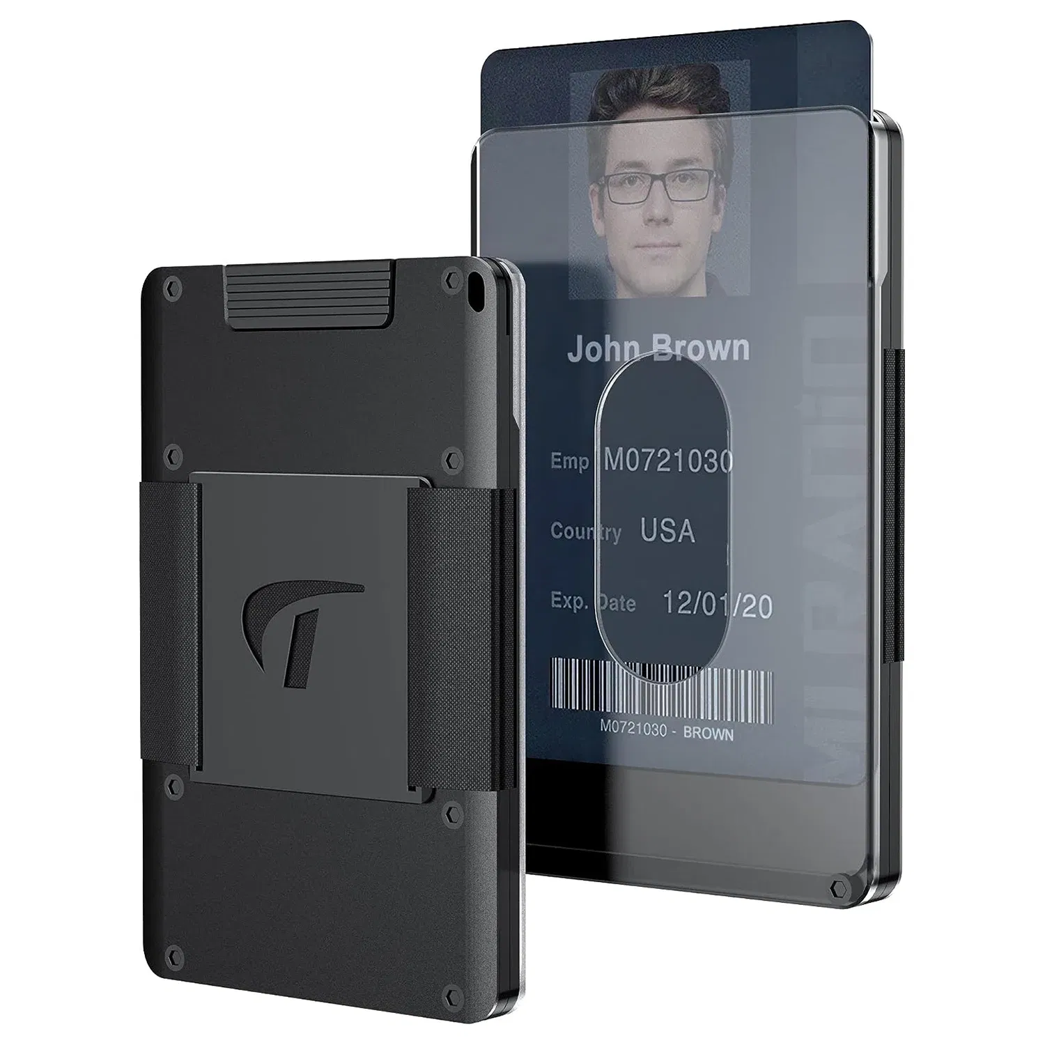 Color: GRAY, Ships From: CHINA - Minimalist Wallet For Men - Aluminum Slim Stretchable Belt Draw-Out Metal Wallet , Holds up 15 Cards with Cash Strap,Card holde