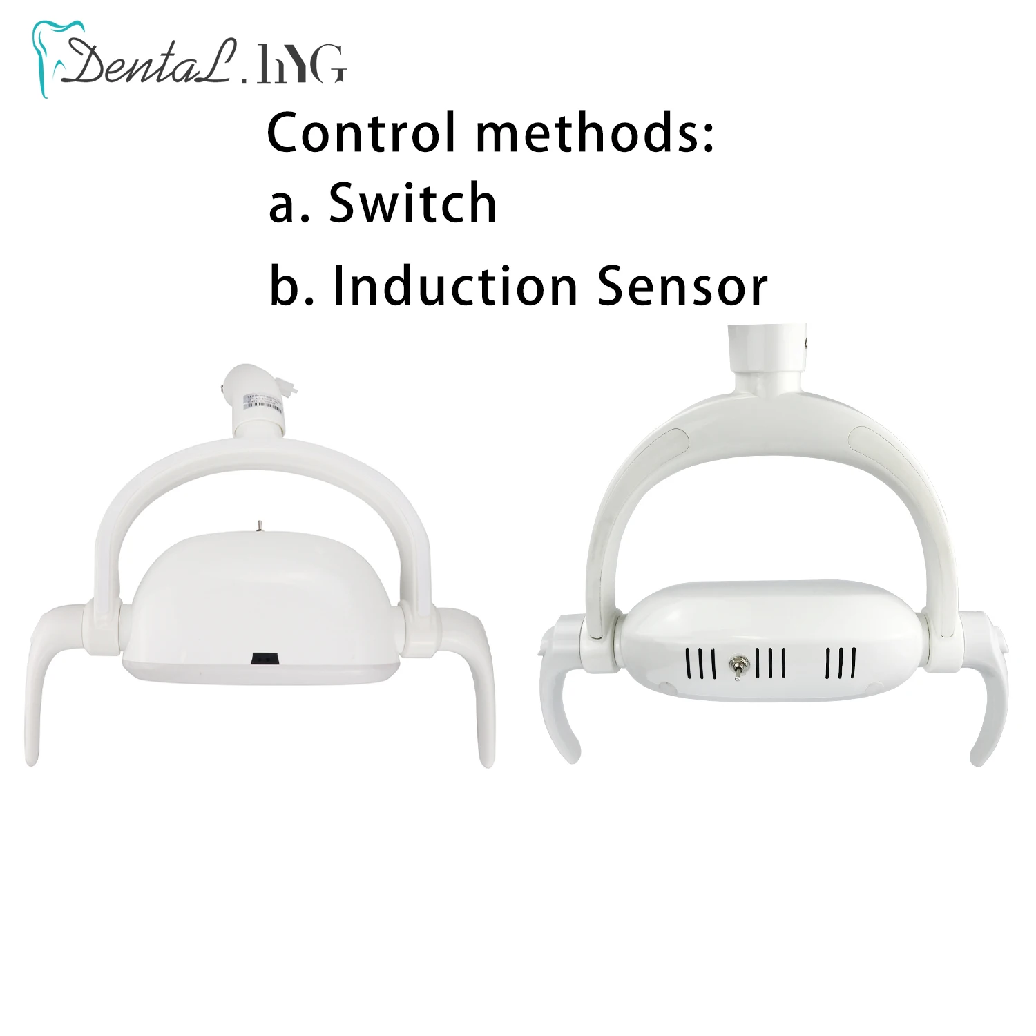 Color: Red - 4LED Dental LED Induction Lamp Shadowless Oral Lamp With Sensor Operation Light for Dental Chair Unit Dentistry Tool Equiment