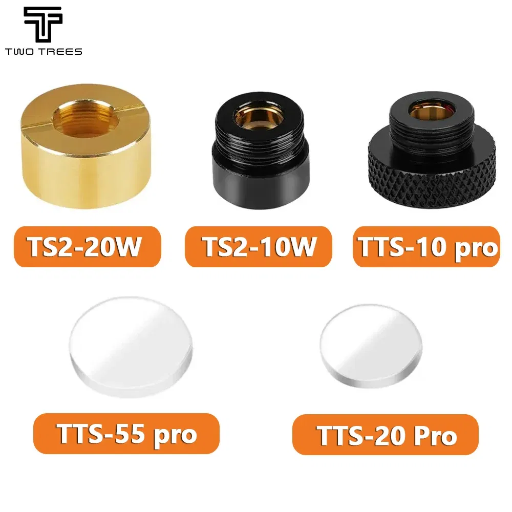 Color: WHITE, Size: 2.2mm, Ships From: CHINA - Twotrees For TTS Pro TTS-55 TTS-10 TTS-20 TS2 Series Replacement Lens Laser Engraving Machine Lenses Laser Lens