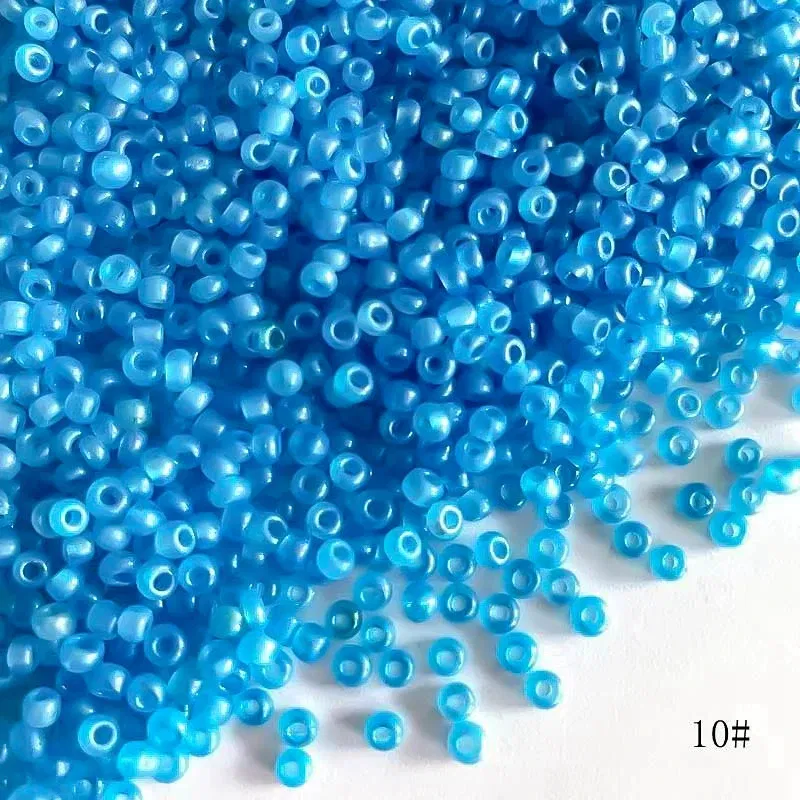 Color: PURPLE, Item Diameter: 3mm - 2mm 3mm 4mm Glass Seed Loose Beads Small Charms DIY Craft Bracelet Beads for Jewelry Making Supplies Necklace Accessories