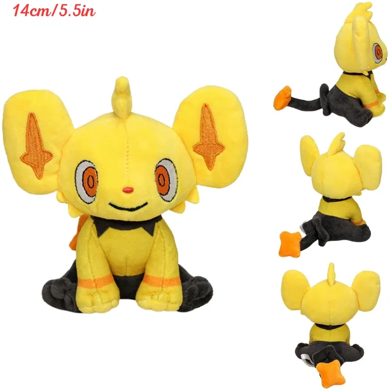 Color: Pink - Pokemon Shiny Mimikyu Cubone Butterfree Plush Toys Anime Caterpie Shinx Charizard Stuffed Animal Peluche Dolls Birthday Gift Kid