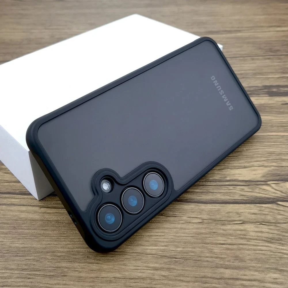 Color: black, Compatibility by Model: Galaxy A53 5G - Luxury Matte Case For Samsung Galaxy A56 A55 A54 A53 A52 A36 A35 A34 A13 A14 A15 A16 A17 A25 A26 A06 A05 A07 Protective Cover