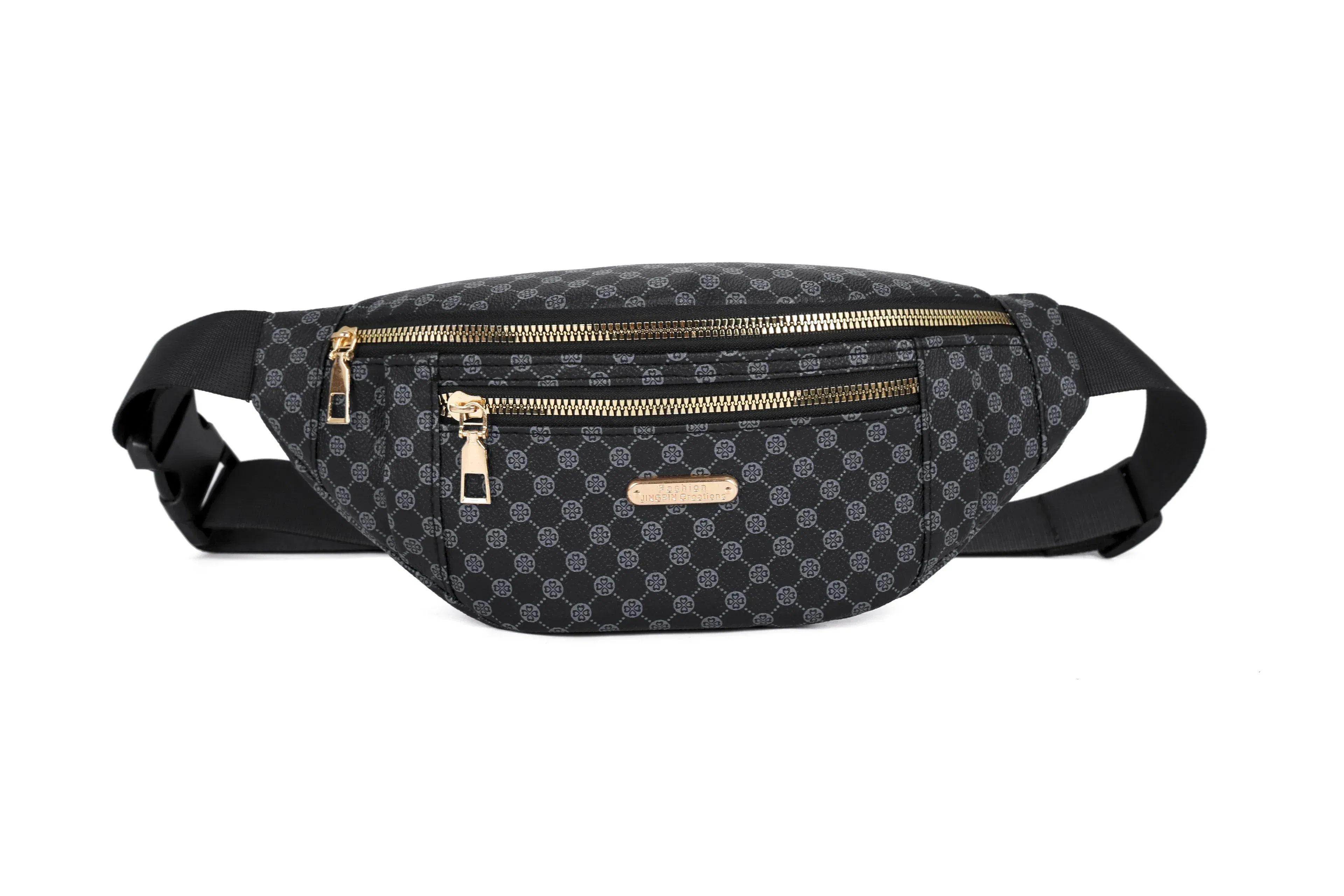 Color: black - VC Men's Fanny Pack Lightweight Sports Cycling Waist Bag Classics Small Shoulder Bags for Man Belt Pouch Phone Chest Bags Male