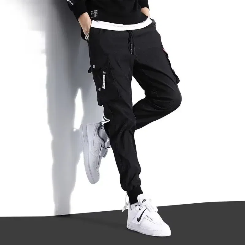 Color: black, Size: XL - New Men Cargo Tactical Pants Work Combat Multi-pockets Casual Training Trousers Overalls Clothing Joggers Hiking Mens Cargo Pant