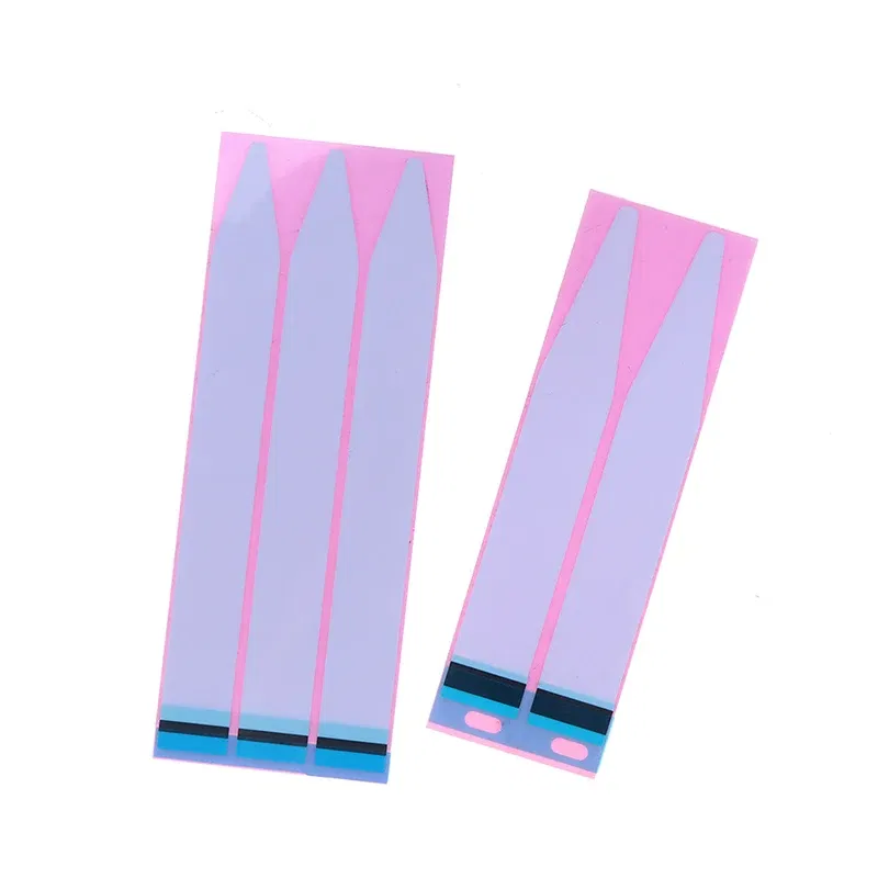 Color: ROSE RED - 10pcs Stretch Glue Seamless Double-sided Tape Battery Sticker Adhesive Tape Strips For Mobile Phone Battery Dropshipping