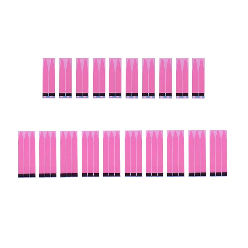 Color: ROSE RED - 10pcs Stretch Glue Seamless Double-sided Tape Battery Sticker Adhesive Tape Strips For Mobile Phone Battery Dropshipping