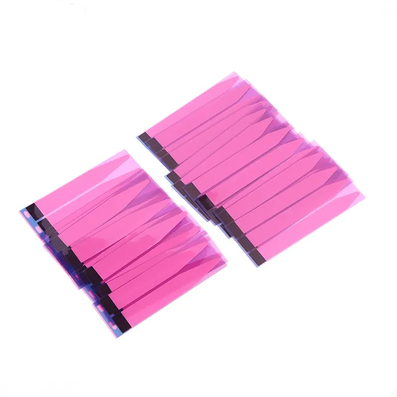 Color: ROSE RED - 10pcs Stretch Glue Seamless Double-sided Tape  Battery Sticker Adhesive Tape Strips For Mobile Phone Battery  Dropshipping