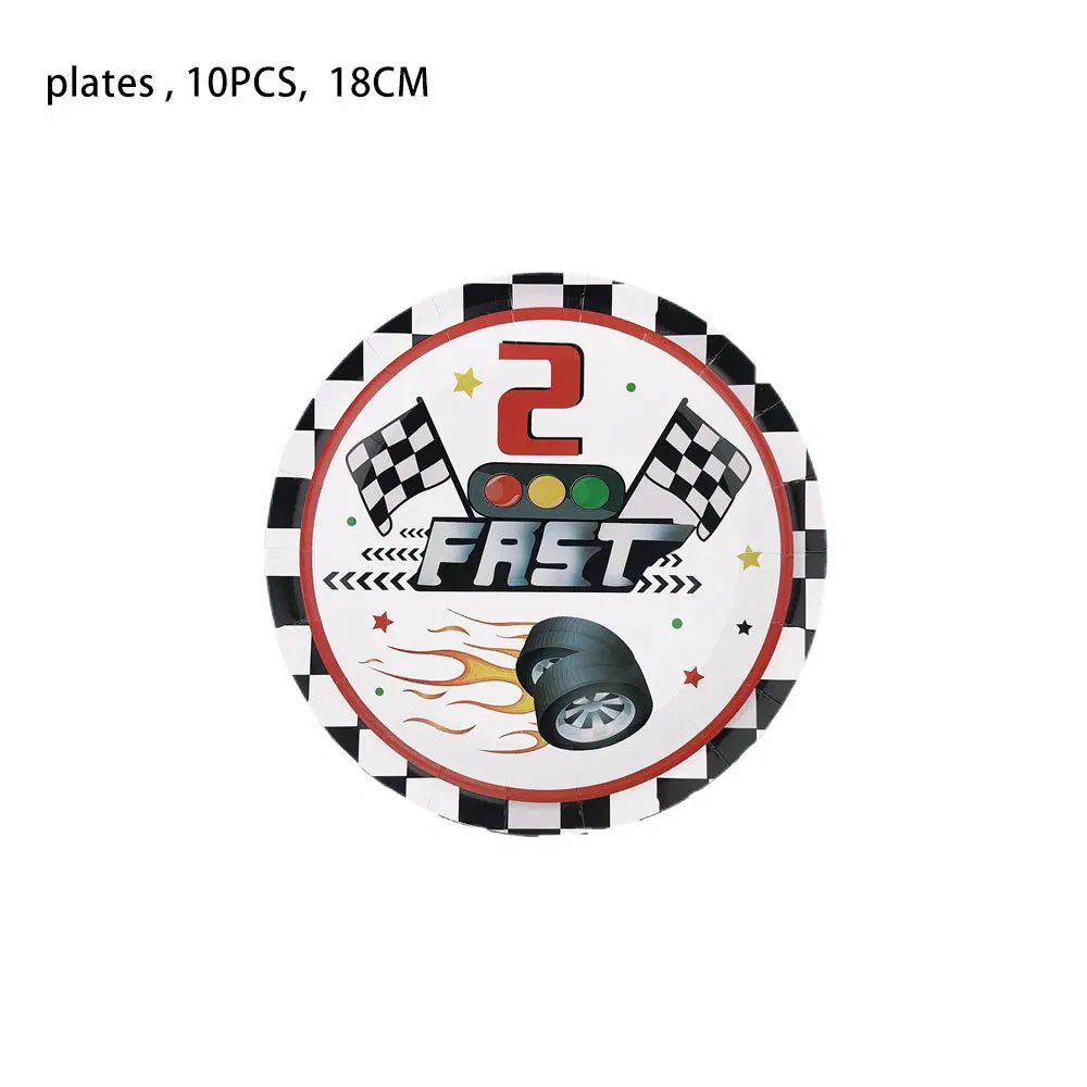 Color: Dark Khaki, Capacity: 480ml - Racing Car Disposable Tableware PLates Cups Napkin Tablecloth Two Fast Birthday Party Decorations