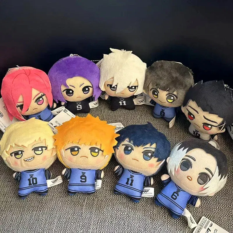 Color: MAROON, Height: 11cm-30cm - 10cm Mini BLUE LOCK Plush Stuffed Doll Seishiro Nagi Isagi Yoichi Chigiri Bachira Meguru Doll Pendant Keychain Toy For Gift