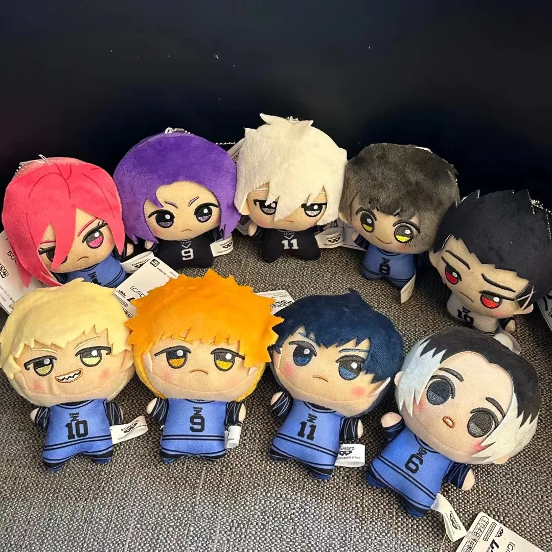 Color: MAROON, Height: 11cm-30cm - 10cm Mini BLUE LOCK Plush Stuffed Doll Seishiro Nagi Isagi Yoichi Chigiri Bachira Meguru Doll Pendant Keychain Toy For Gift