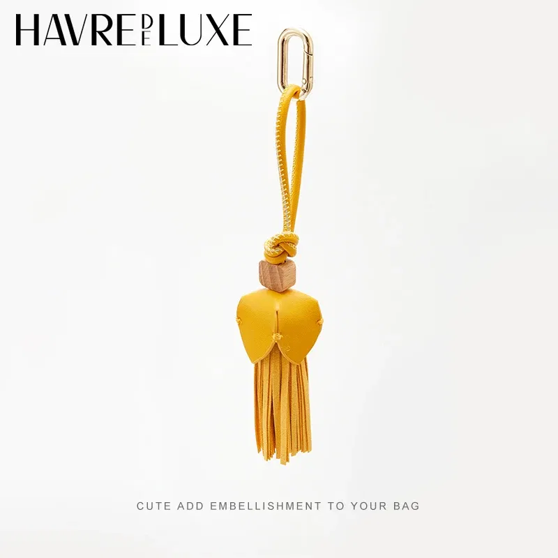 Color: Light Pink - New color matching exquisite small bag charm keychain shoes accessories handmade DIY limited bag small pendant