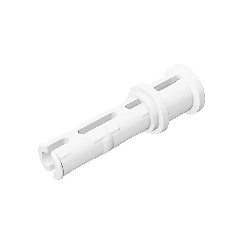 Color: Light Aqua - Gobricks 10PCS Bricks Technical Pin 3L with Friction Ridges Lengthwise and Stop Bush Compatible With 32054 Assembles Block