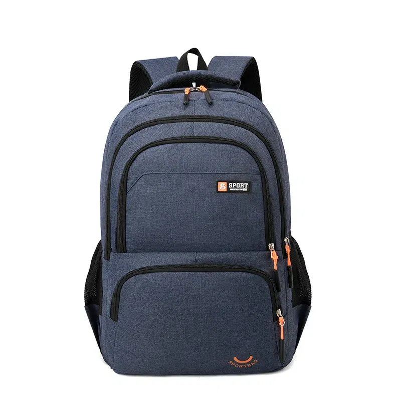 Color: Ivory - New Large-Capacity Leisure Shoulders Backpack Outdoor Business Laptop Backpack Schoolbag