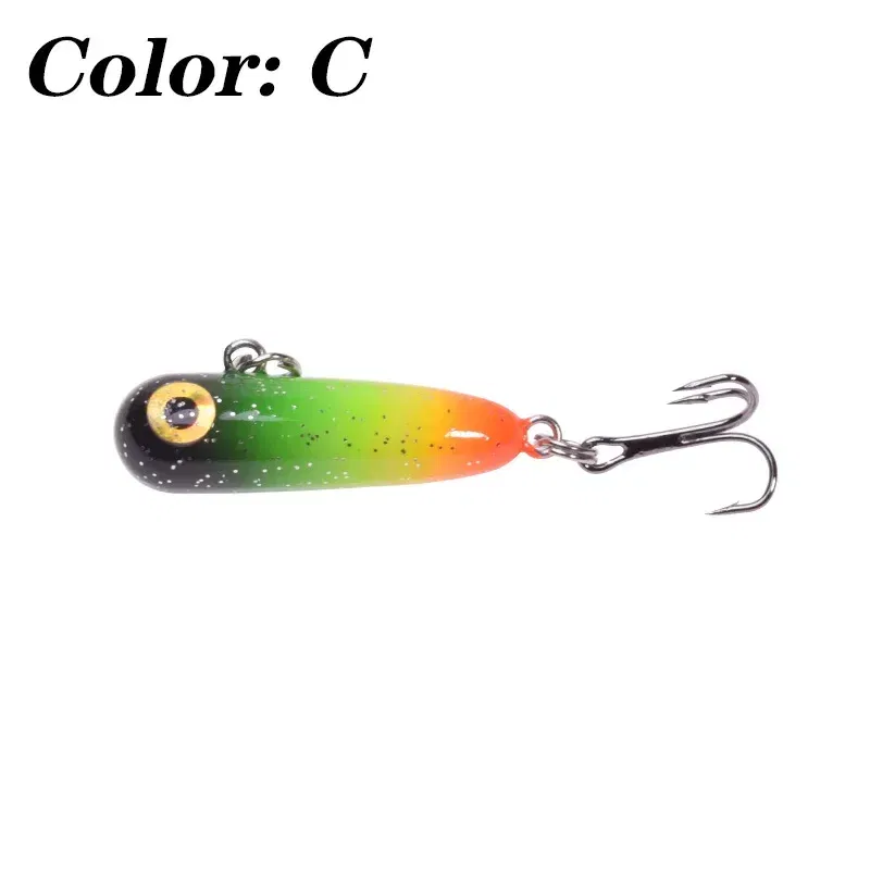 Color: Red - 1 Pc Sinking Pencil Fishing Lure 3cm 2.8g Miniature Jigs Wobblers Plastic Artificial Hard Bait for Bass Trout Fishing Tackle