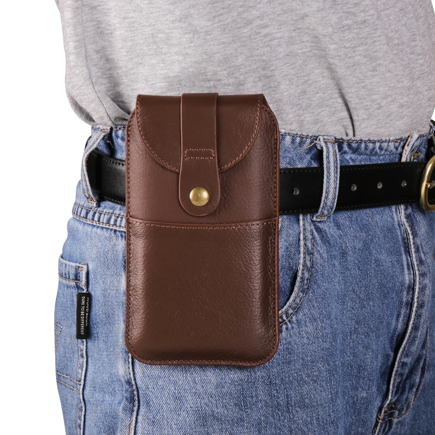 Color: black, Ships From: CHINA, Material: PP - Real Genuine Leather Belt Clip Phone Case Men Waist Bag For Samsung Galaxy A13 A23 A33 A53 A73 A14 A24 A34 A54 M34 Holster Pouch
