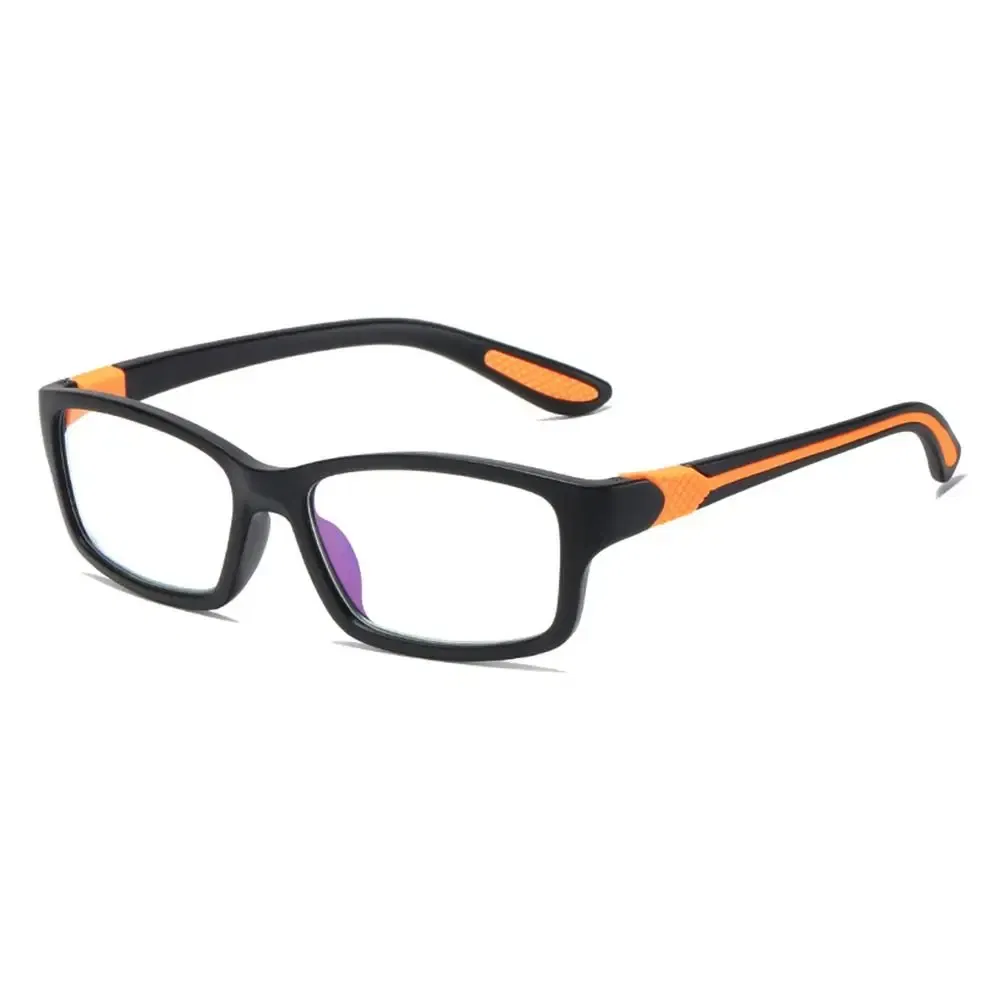 Frame Color: WHITE, Eye Prescription: +100 - Reading Glasses Men Fashion Sports Anti-blue Light Blocking Reading Eyewear Grey Red TR90 Frame Presbyopia Eyeglasses
