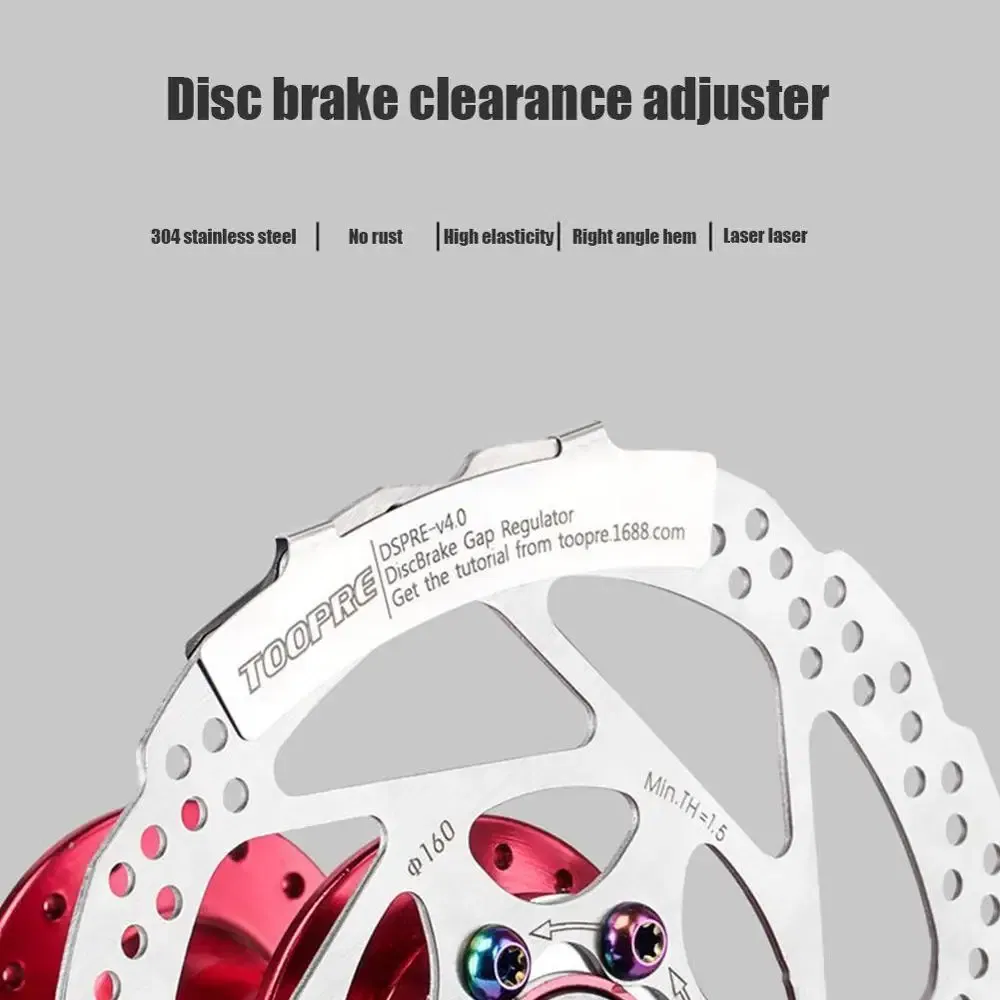 Color: black - Disc Brake Adjuster Bicycle Disc Brake Pads Adjusting Tool Steel MTB Bike Brake Adjustment Pads Cycling Repair Tools