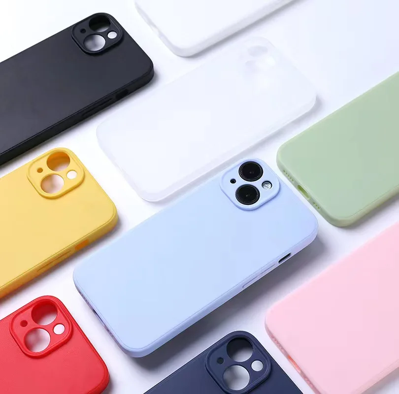 Color: black, Material: PE - Luxury Silicone Phone Case for iPhone 11 12 13 14 15 Pro Max Mini Soft Candy Cover for iPhone XR XS Max 7 8 Plus SE 2020 Cases