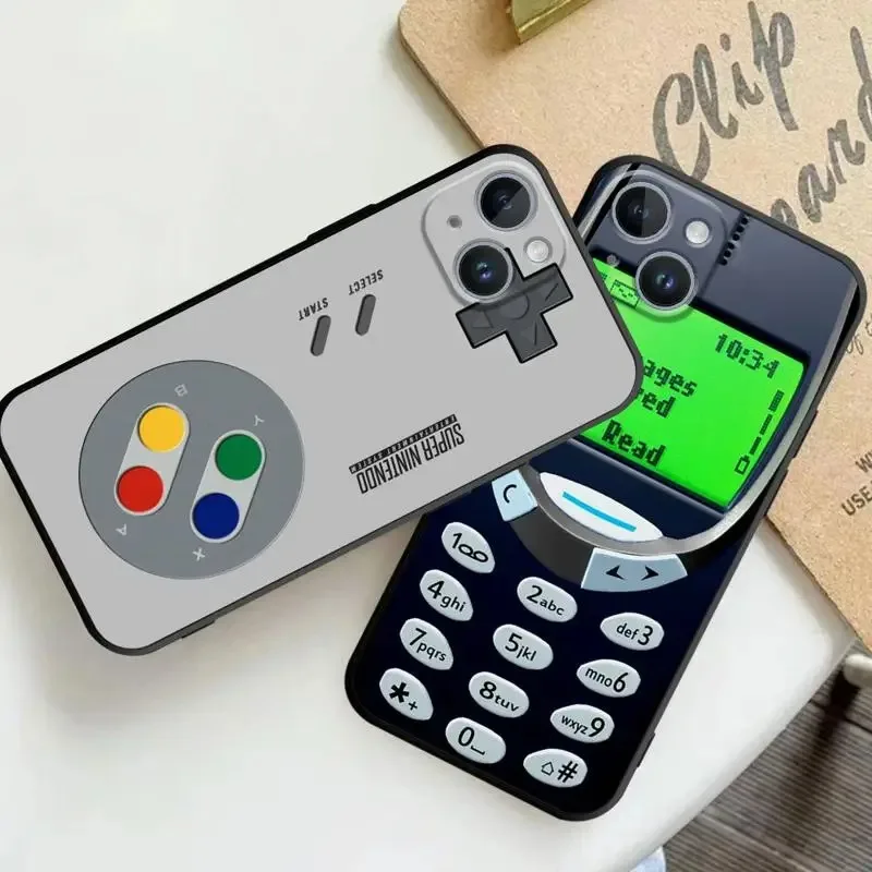 Color: Beige, Material: PC - Retro Camera Games Phone Case For Samsung Galaxy S10 S20 S21 S22 S23 S24 FE Plus Ultra Note 20 Mobile Cover Shell