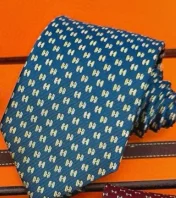 Color: army green - Exclusive Silk Blended Tie, Charcoal Grey Herringbone Pattern, Handmade, High-end and Elegant, Highlighting Masculine Charm