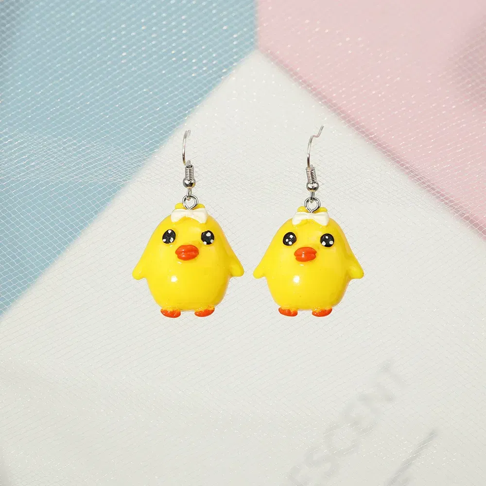 Metal Color: Rust Red - Ultra-Low New Fashion Cute White Cloud Stud Earrings Delicate Mushroom Clouds for Women Girls Ear Jewelry Wholesale Gifts Bear