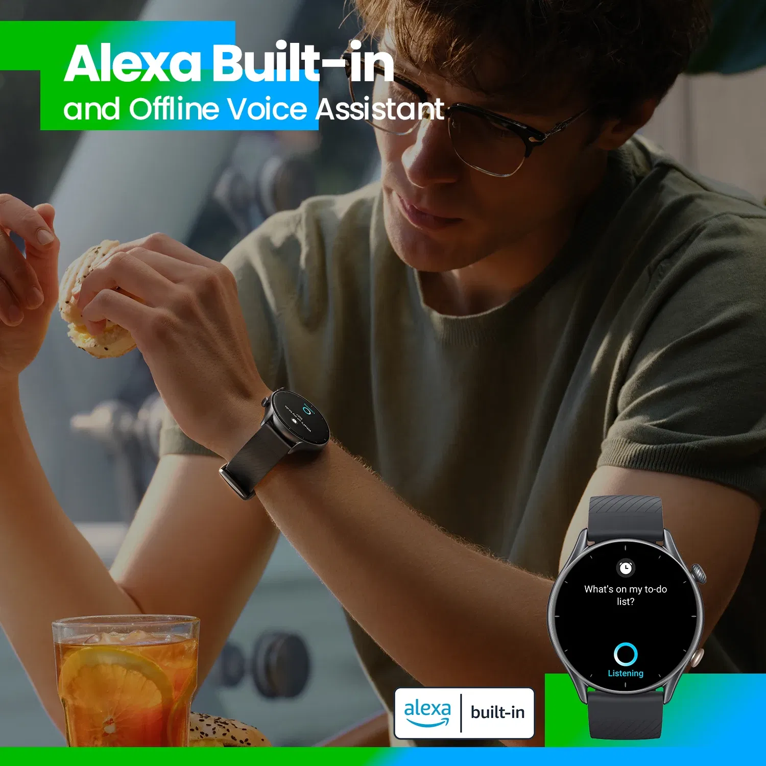 Color: black, Size: L, Ships From: CHINA - New! Global Version Amazfit GTR 3 GTR3 GTR-3 Smartwatch 46mm Zepp OS Alexa Built-in GPS Smart Watch Over 150 Sports Modes