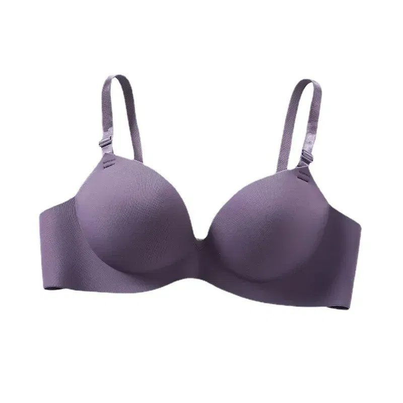 Color: Red, Bands Size: 32, Cup Size: A - Women Seamless Bra Sexy Push Up Bralette No Wire Girls Students Breathable Lingerie Fashion 3/4 Cup Wireless Female Lingerie