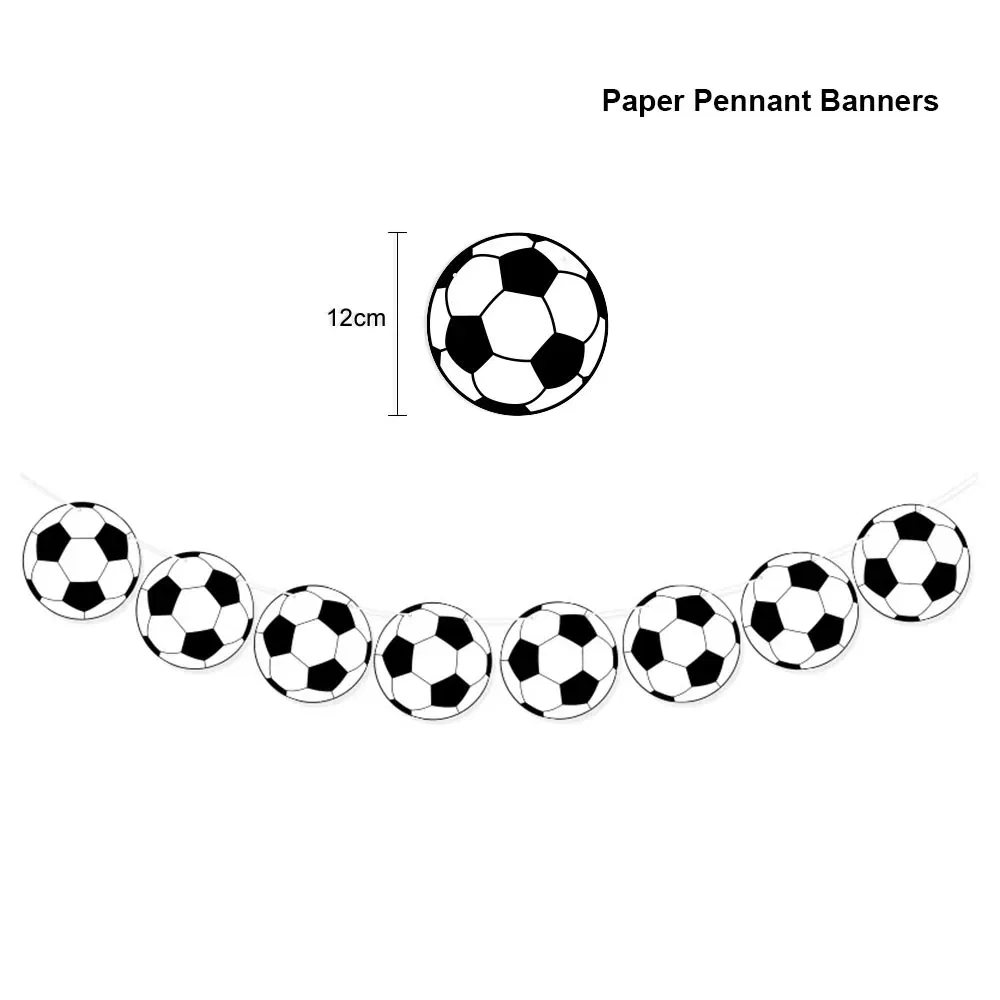 Color: PURPLE - Soccer Birthday Party Decorations Disposable Tableware Paper Plates Cups Napkins Tablecloth Balloon Banner Soccer Party Supplies