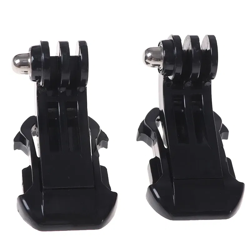 2 Pcs J-Hook Buckle Surface Mount Accessories Action Camera Helmet Fixed Base