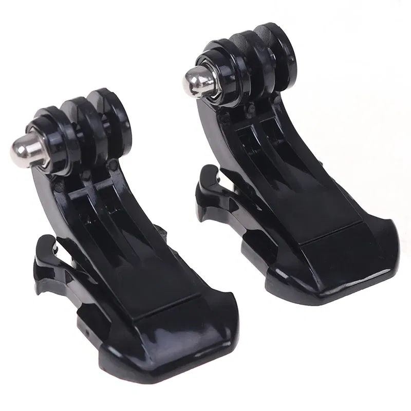 2 Pcs J-Hook Buckle Surface Mount Accessories Action Camera Helmet Fixed Base