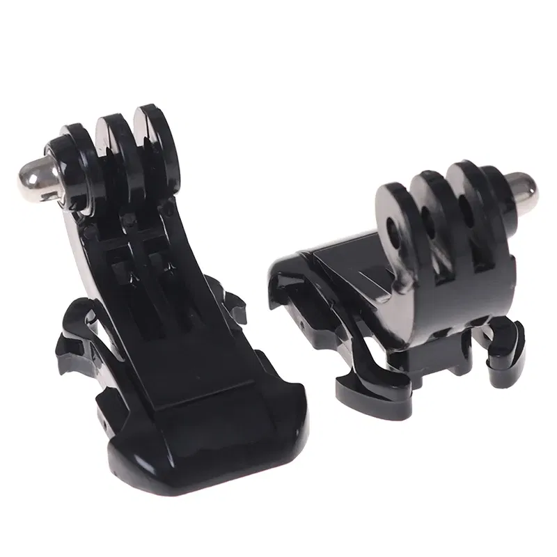 2 Pcs J-Hook Buckle Surface Mount Accessories Action Camera Helmet Fixed Base