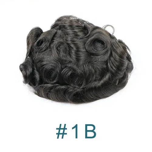 Toupee Color: 5R#, Toupee Density: 110%, Length: 6 inches, Toupee Size: 6x9, Toupee Design: free - 20MM Curly Brown Black Super Durable Mono Lace&Pu Mens Toupee Wig Human Hair 15mm Capillary Prosthesi Weave Replacement For Male