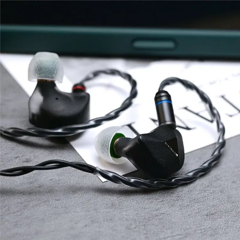 Color: WHITE - TANGZU x DIVINUS FUDU VERSE1 ZEN Series 10mm Dynamic Driver + 2Balanced Armature Hybrid In-ear Earphone 4.4MM 3D PrintedShell