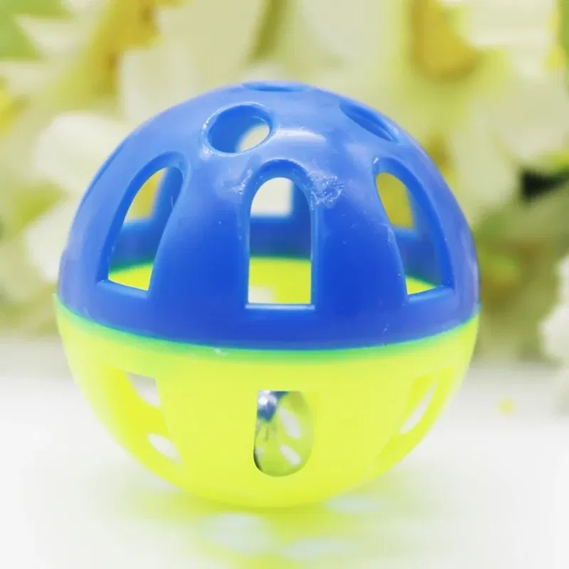 Color: Black, Ships From: CHINA - 1/2/4PCS Plastic Colorful Cat Toys Bells Balls Play Kitten Fun Games Pets Interactive Animal Exercise Funny Cat Toy Ball