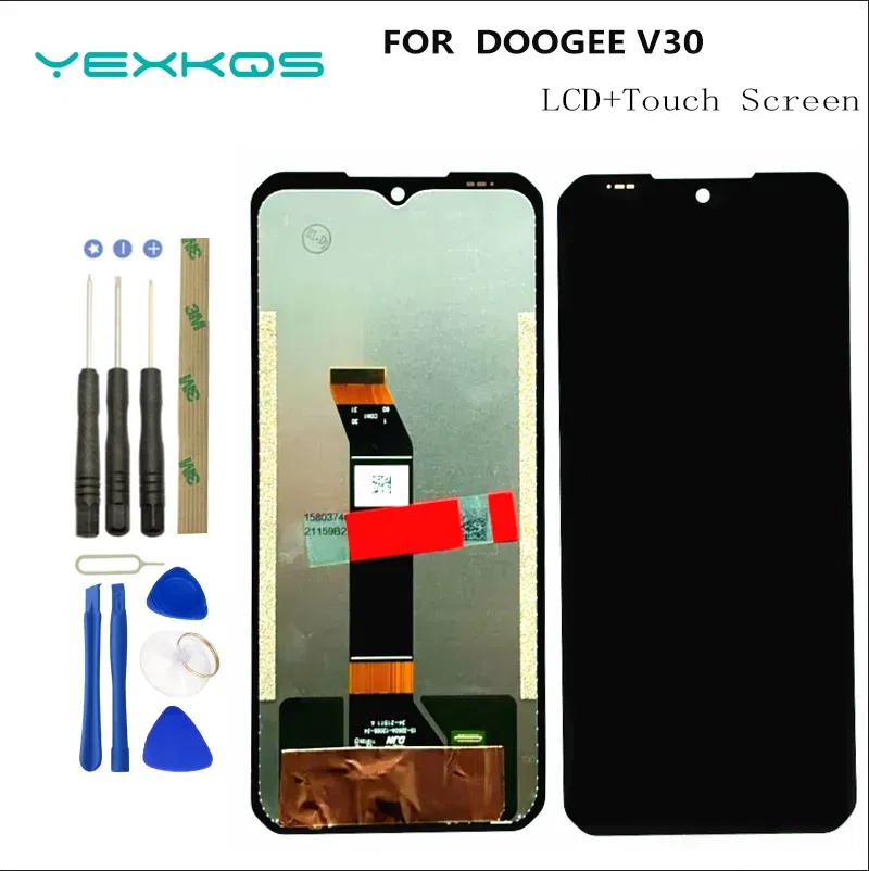 Color: Emerald Green - New Original For DOOGEE V30 V30T V30Pro V31 GT S100 Pro S110 V Max S108LCD Display+Touch Screen Display Module RepairReplacement