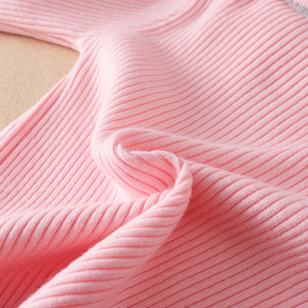 Color: Pink, Kid Size: 12T - Girls Sweater Pullovers Autumn Winter Baby Warm Sweaters Tops Children Knitwear Kids Clothes
