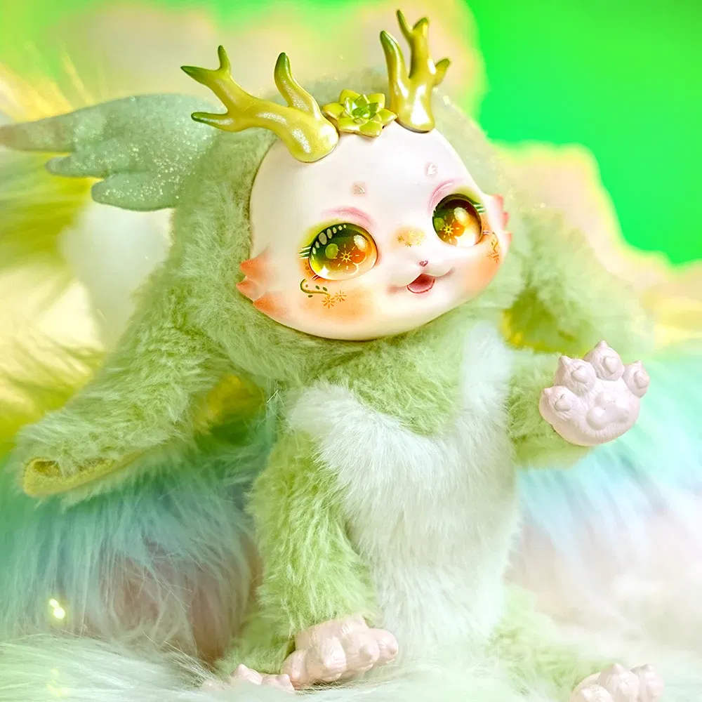 Color: black - ICY DBS Dream Fairy MayTree OB11 Plush Doll Skeleton Joint Toy Mysterious Surprise Gift Plush Collection Kawaii Toy Gift