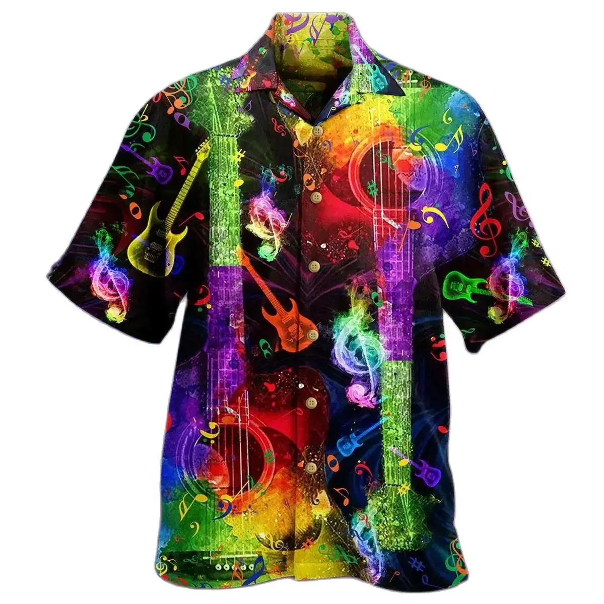 Color: army green, Size: XXL - 2023 Men's Hawaiian Shirts Party Beer Harajuku Oversized Shirt Fashion Printed Short-sleeved Beach Top Tee Men's Clothing Camisa